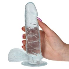 Dildo Real Rapture Earth Flavour 6.5'' Transparente - PR2010322025