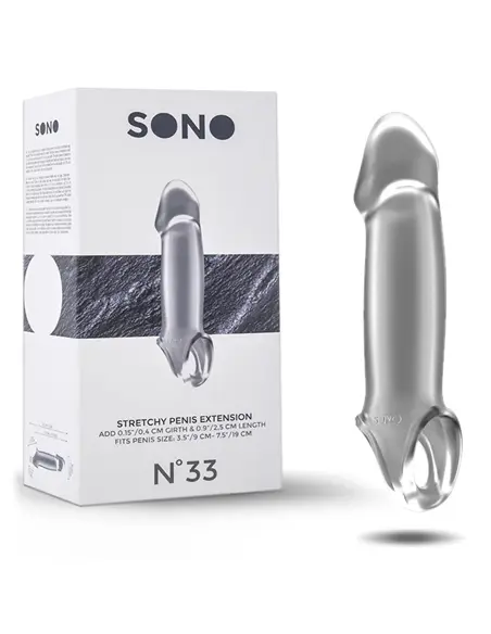 Manga com Extensão para o Pénis Sono Nº33 Transparente - PR2010343350