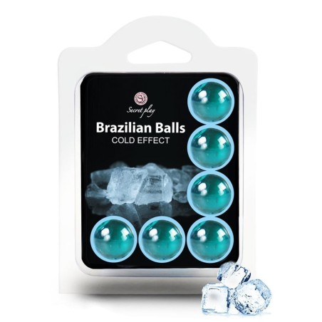 Bolas Lubrificantes Brazilian Balls Efeito Frio 6 X 4Gr #1 - PR2010359598