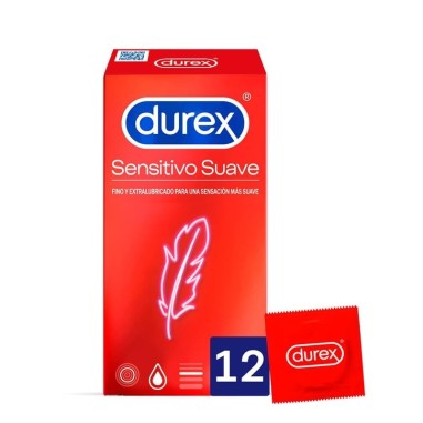 Preservativos Durex Sensitivo Suave 12 Unidades - PR2010308226