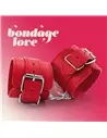 Algemas de Couro Bondage Love Crushious Vermelhas - PR2010371766