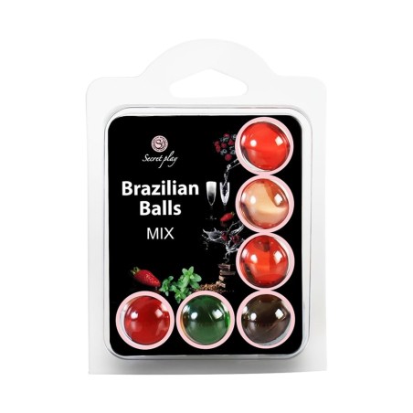 Bolas Lubrificantes Beijáveis Brazilian Balls Multisabores #1 - PR2010314268