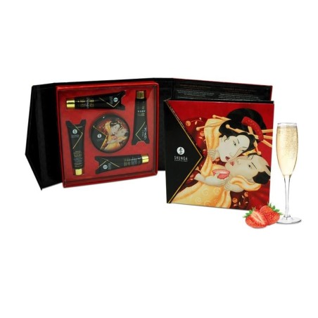 Conjunto Shunga Segredos de Geisha Morango e Champanhe #1 - PR2010343501