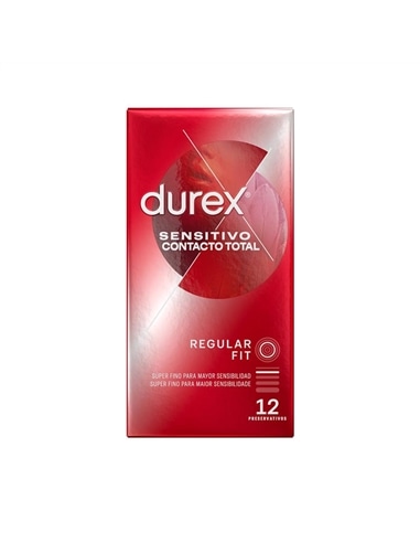 Preservativos Durex Sensitivo Contacto Total 12 Unidades - PR2010308229