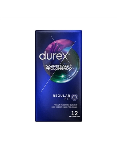 Preservativos Durex Prazer Prolongado 12 Unidades - PR2010324137