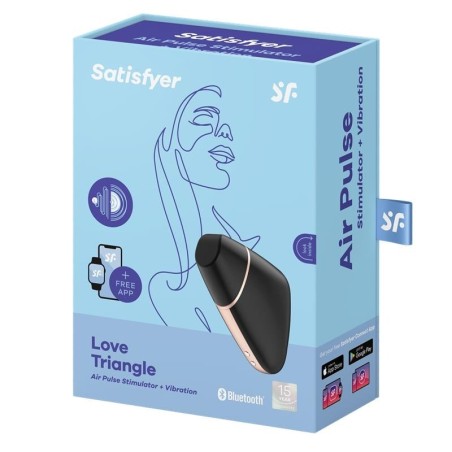 Estimulador Love Triangle com App Satisfyer Preto #8 - PR2010357721