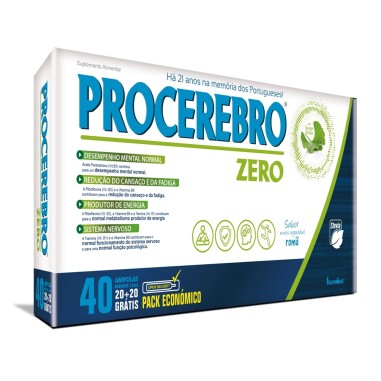 Procerebro Zero 40 + 20 Ampolas - PR2010375046