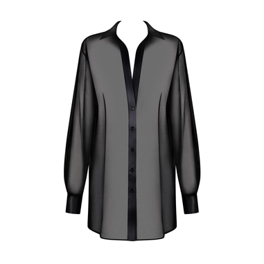 Camisa de Noite Stellya Obsessive Preta - 34-36 XS/S #1 - PR2010375428