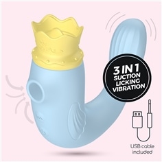 Estimulador Triplo Hiri Crushious Azul - PR2010375642