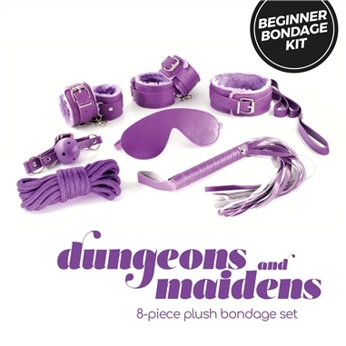 Kit Bdsm Dungeons & Maidens Roxo Crushious - PR2010378151