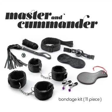 Kit Bondage Master & Cummander com 10 Peças Crushious - PR2010370880