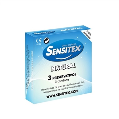 Preservativos Vegan Naturais 3 Unidades Sensitex - PR2010377011