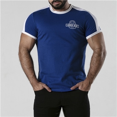T-Shirt Padlock Azul Locker Gear - 36 S - PR2010380343