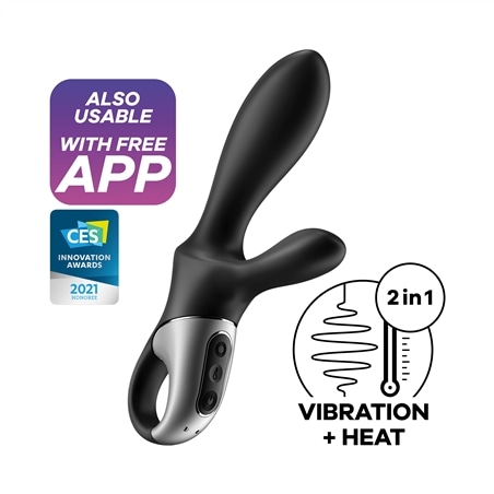 Vibrador Heat Climax + com App Satisfyer Preto - PR2010373207