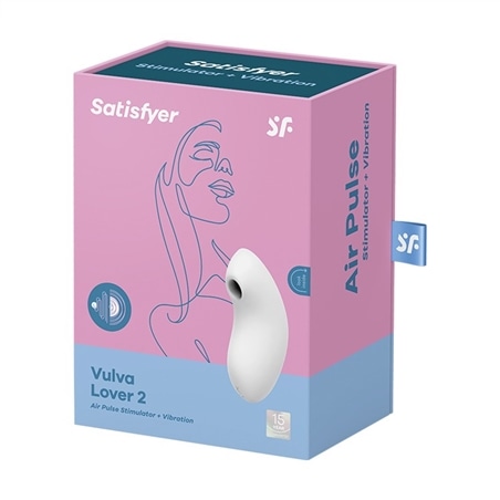 Estimulador e Vibrador de Pulso de Ar Satisfyer Vulva Lover 2 - Branco #8 - PR2010375485