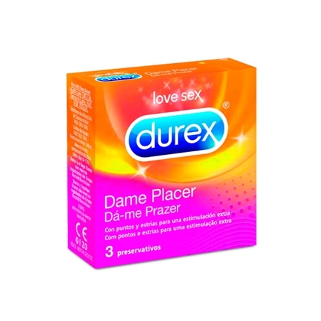 Durex Dame Pleasure 3 Units - Branco - PR2010313972