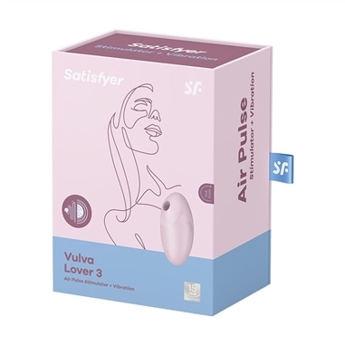 Satisfyer Vulva Lover 3 Air Pulse Estimulador e Vibrador - Rosa #11 - PR2010376767