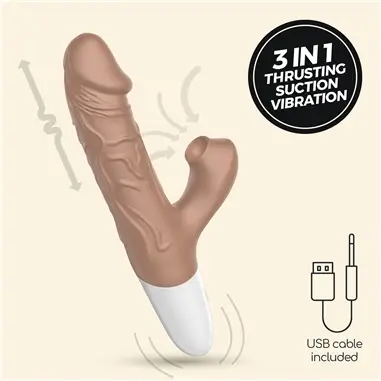 Vibrador Realista com Vai-Vem El Matador Crushious - PR2010375916