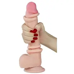 Dildo Realísta Sliding 9,5"- 24,13cm - PR2010377253