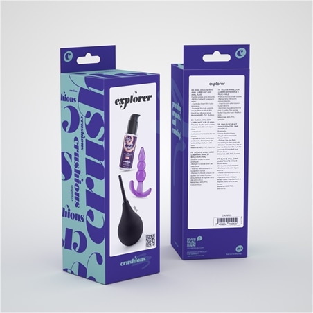 Explorer Duche Anal 90Ml com Lubrificante Anal 50Ml e Plug The Plunger Crushious #1 - PR2010371958