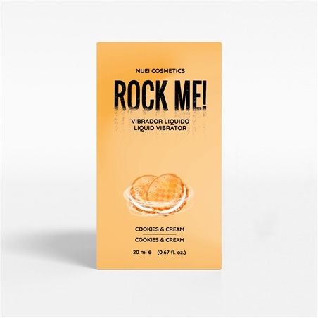 Rock Me! Vibrador Líquido Biscoito e Nata 20 Ml Nuei - PR2010380575