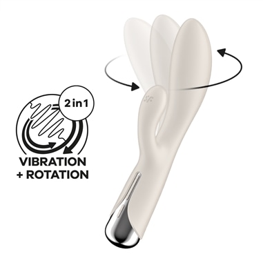 Vibrador Spinning Rabbit 1 Bege Satisfyer - PR2010380678