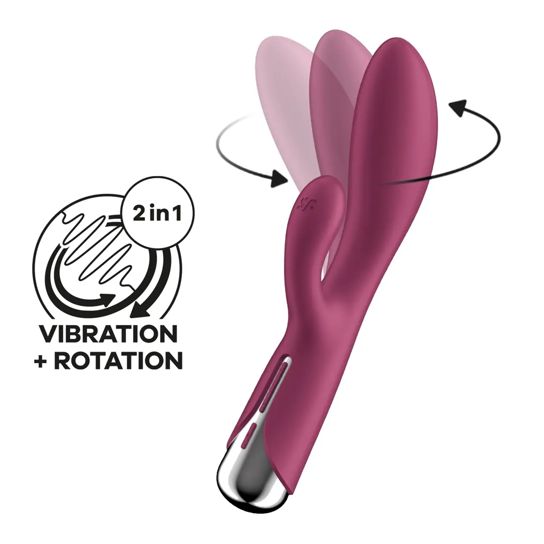 Vibrador Spinning Rabbit 1 Vermelho Satisfyer - PR2010380676