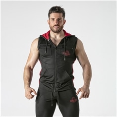 Colete Hoody Vermelho Locker Gear - 36 S - PR2010380698