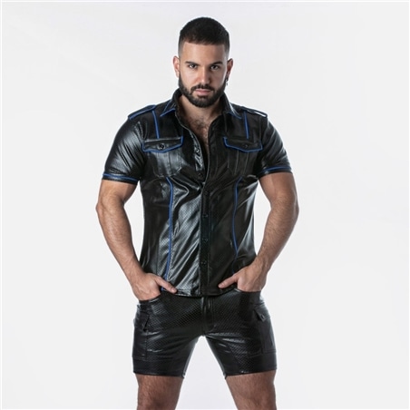 Camisa Rub It Shirt Locker Gear Azul - 36 S - PR2010380875