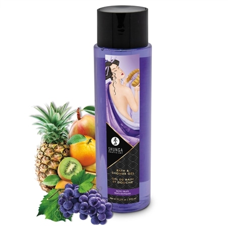 Gel de Banho e Duche Beijável Shunga Frutos Exóticos - 370ml - PR2010380961