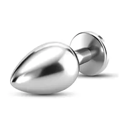 Plug Anal Jóia Bijou Azul Pequeno Crushious com Bolsa Aveludada Grátis - PR2010370876 2